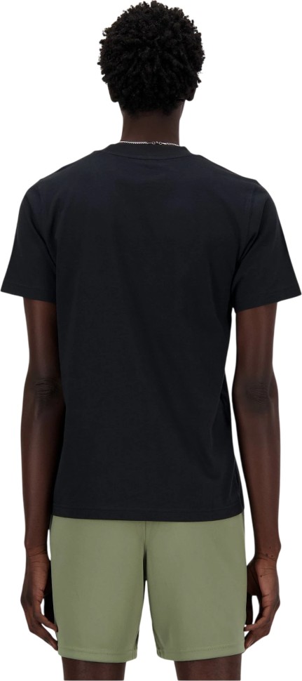 Футболка New Balance Stacked Logo MT41502BK в Екатеринбурге в Екатеринбурге
