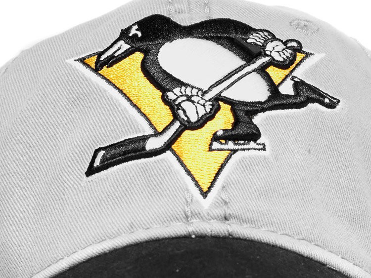 Бейсболка ATRIBUTIKA & CLUB Pittsburgh Penguins, серо-черн. 29067 в Екатеринбурге  в Екатеринбурге 