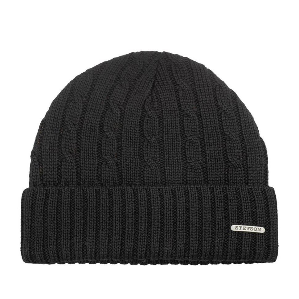 Шапка STETSON 8699352 GEORGIA (черный) 02-144-09-00 в Екатеринбурге  в Екатеринбурге 