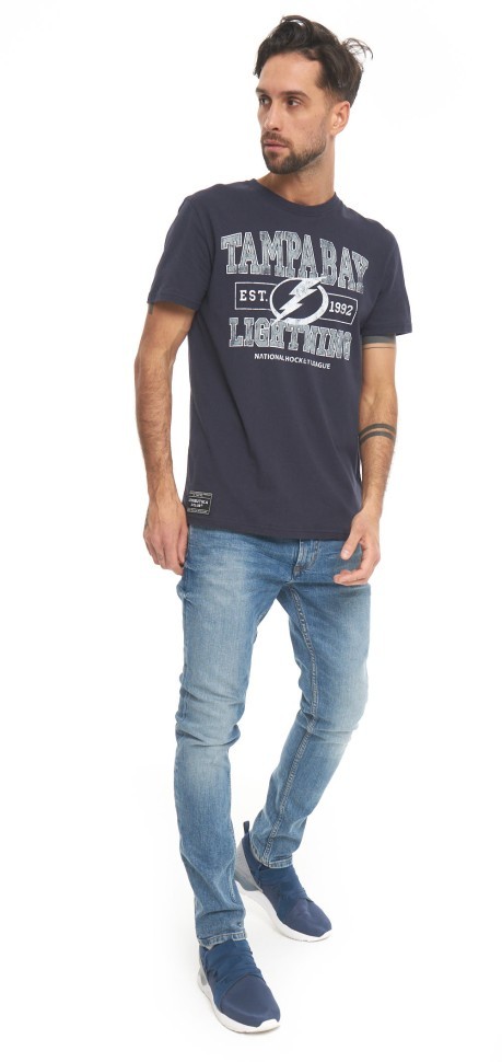 Футболка ATRIBUTIKA&CLUB Tampa Bay Lightning, син. 309680 в Екатеринбурге  в Екатеринбурге 