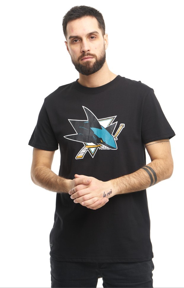 Футболка ATRIBUTIKA&CLUB San Jose Sharks, черн. 30980 в Екатеринбурге  в Екатеринбурге 