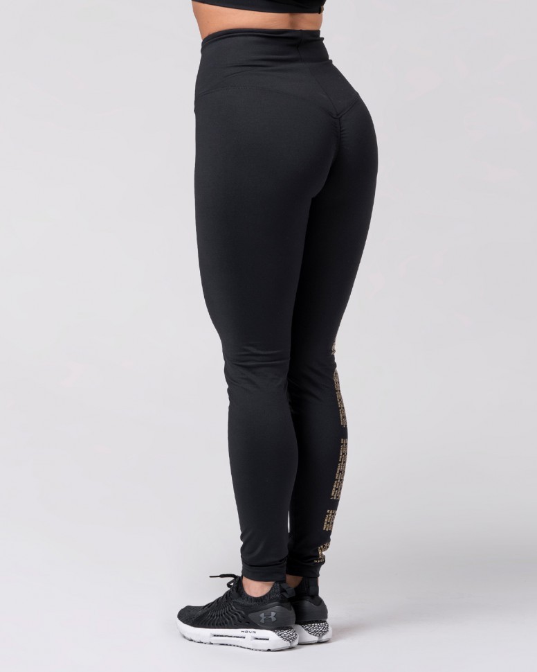 Лосины Nebbia 827 Gold Logo Print в Екатеринбурге  в Екатеринбурге 
