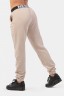 Брюки Nebbia Iconic Mid-Waist Sweatpants with elastic “N” waistband 408  Cream
