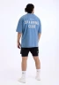 Футболка BoxRaw Sparring Club BXRW-SPCLT Blue в Екатеринбурге  в Екатеринбурге 