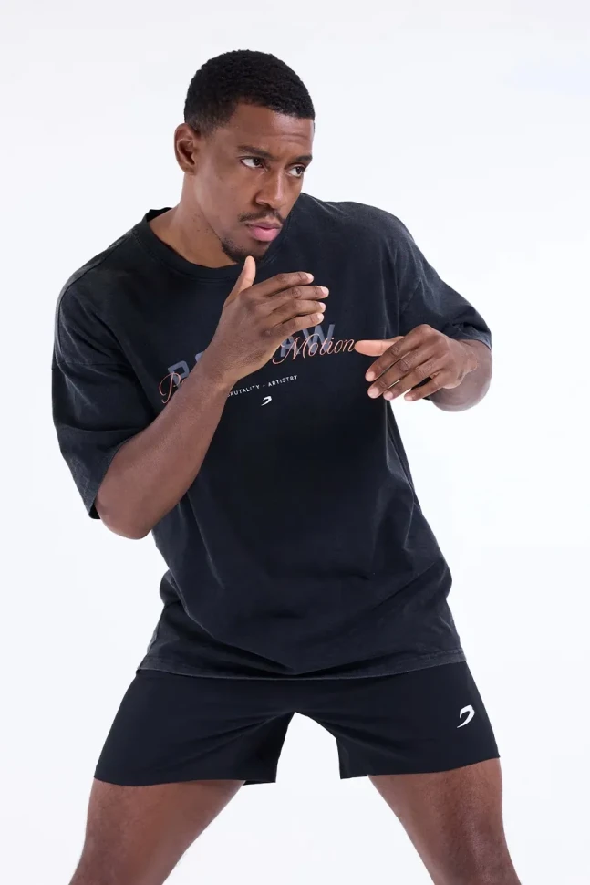 Футболка BoxRaw Poetry In Motion Oversized BXRW-U-PIMT Black в Екатеринбурге  в Екатеринбурге 