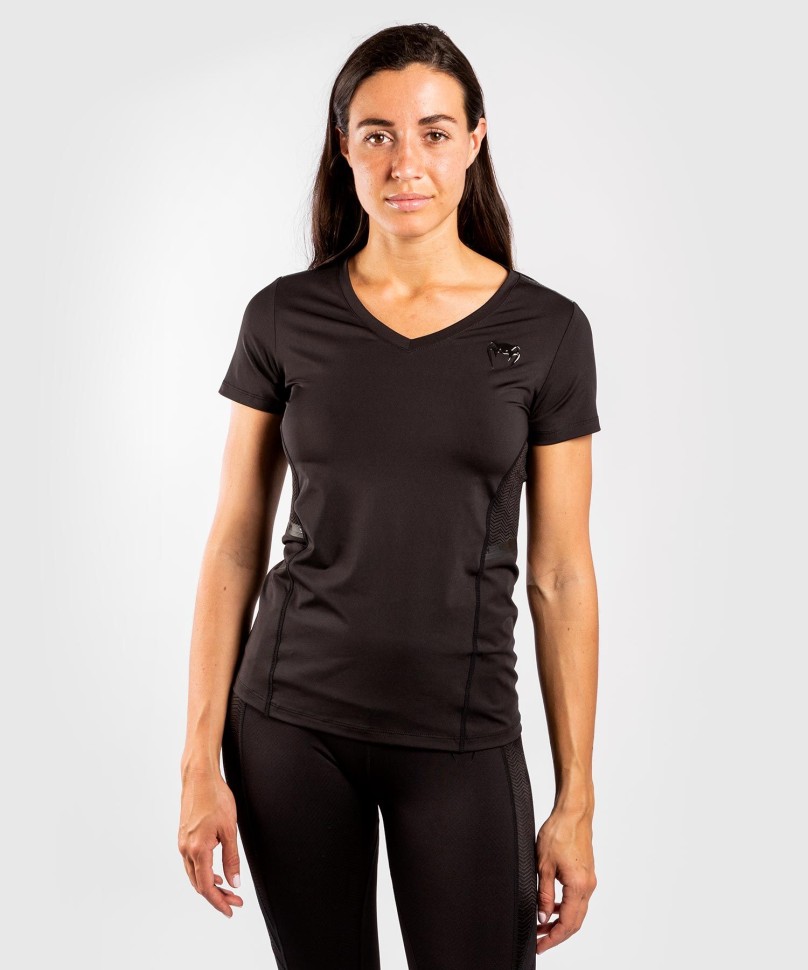 Футболка Venum G-Fit Dry-Tech Black/Black ven04267-001 в Екатеринбурге в Екатеринбурге