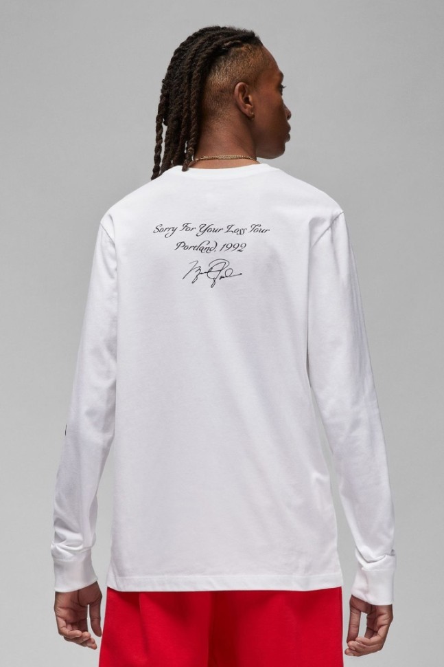 Лонгслив Nike JORDAN FLIGHT ROSE SORRY LONGSLEEVES DQ7387-100 в Екатеринбурге  в Екатеринбурге 