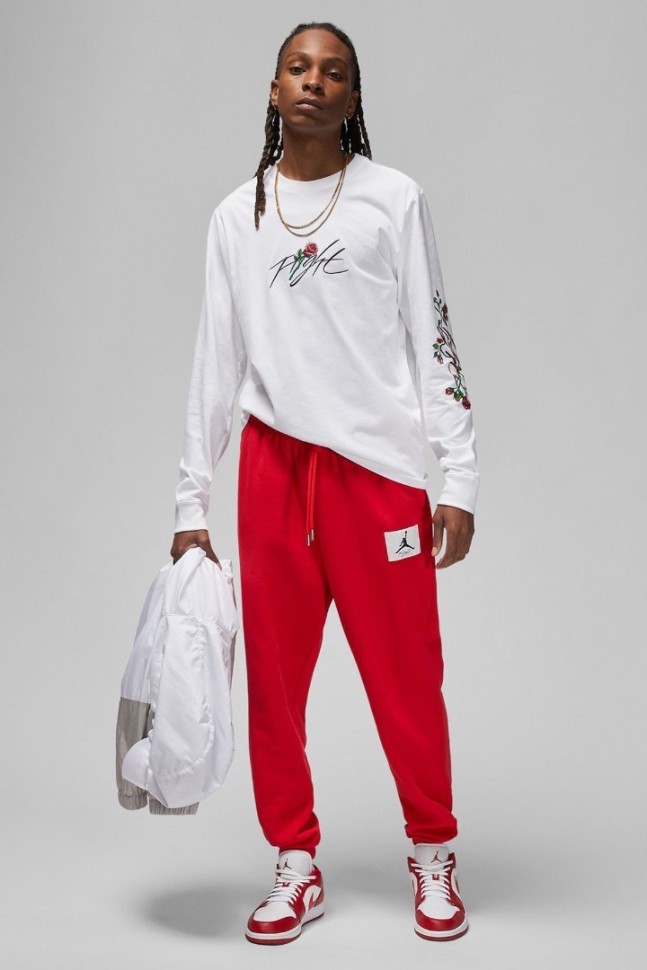 Лонгслив Nike JORDAN FLIGHT ROSE SORRY LONGSLEEVES DQ7387-100 в Екатеринбурге  в Екатеринбурге 