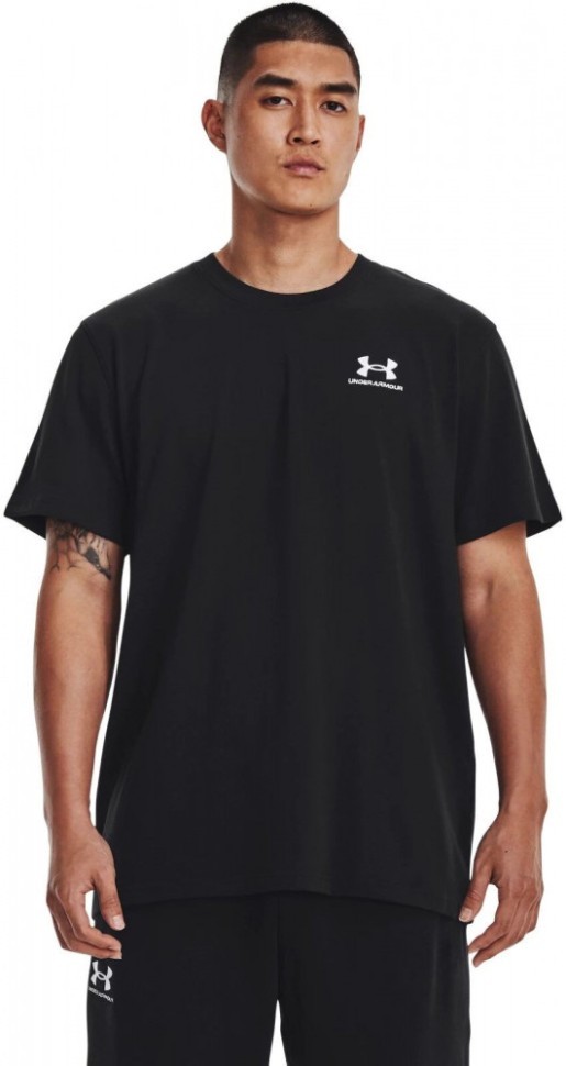 Футболка Under Armour UA LOGO EMB HEAVYWEIGHT SS-BLK 1373997-001 в Екатеринбурге  в Екатеринбурге 