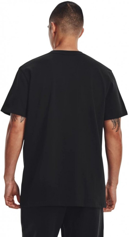 Футболка Under Armour UA LOGO EMB HEAVYWEIGHT SS-BLK 1373997-001 в Екатеринбурге  в Екатеринбурге 