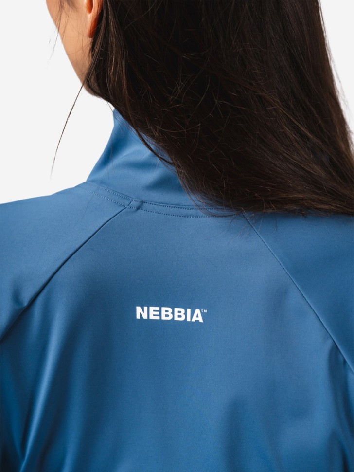 Джемпер Nebbia Deni x NEBBIA Fitness Zip Tracktop 314 blue