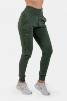 Брюки Nebbia IHigh-Waist Loose Fit Sweatpants “Feeling Good” 409 D.green в Екатеринбурге  в Екатеринбурге 