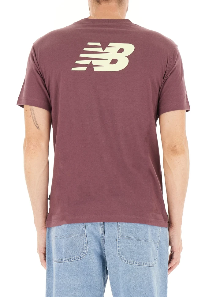 Футболка New Balance Sport Essentials Logo FADED PLUM MT41580FDP в Екатеринбурге в Екатеринбурге