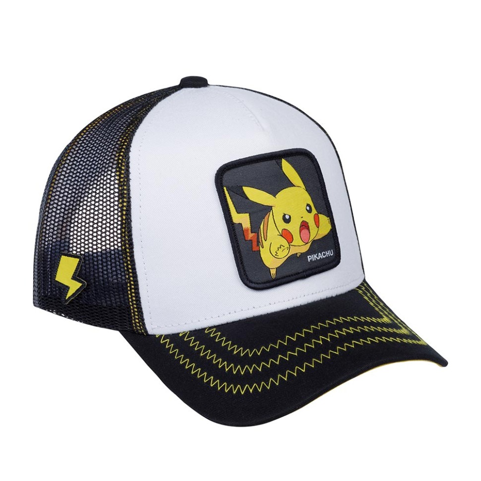 Бейсболка CAPSLAB Junior Pokemon Pikachu CL/PKM2/3/PIK5 (бел-чер) 88-226-48-00 в Екатеринбурге в Екатеринбурге