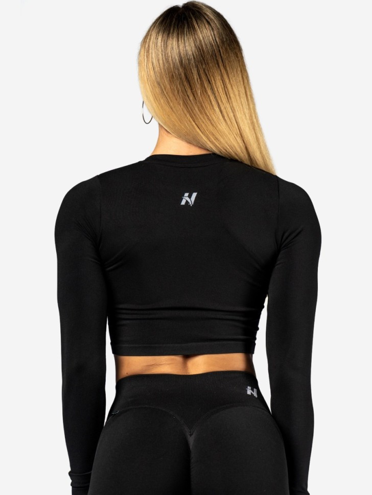 Лонгслив Nebbia Seamless Long-Sleeve Top POWER 892 black
