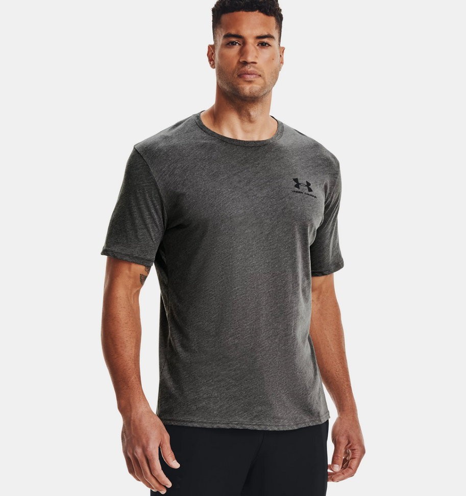 Футболка Under Armour UA Live Tee Charcoal Medium Heather /  / Black 1326799-019 в Екатеринбурге  в Екатеринбурге 
