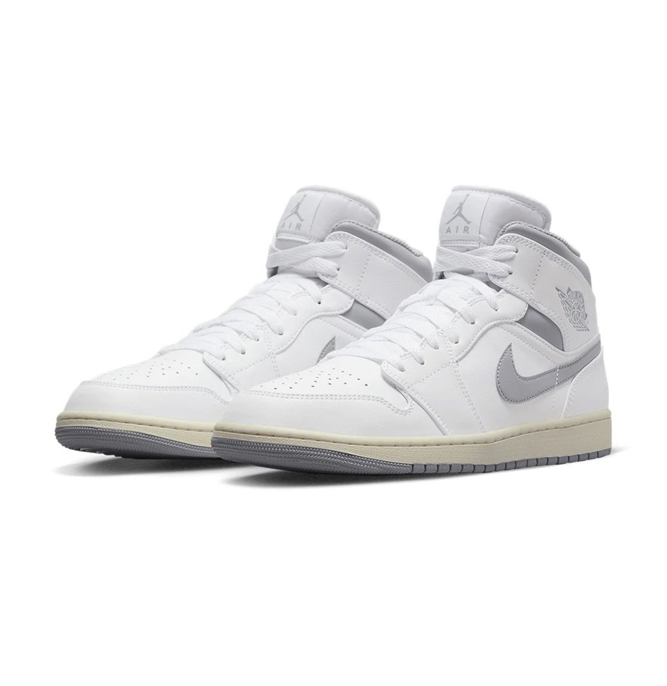 Кроссовки Nike Air Jordan 1 Mid Neutral Grey 554724-135 в Екатеринбурге  в Екатеринбурге 