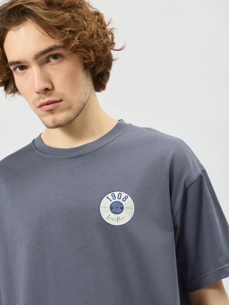 Футболка Lee Cooper LC-TEE-071MSS/WBLU в Екатеринбурге  в Екатеринбурге 