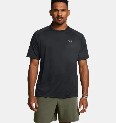Футболка Under Armour UA Tech SS Tee Black /  / Graphite 1326413-001
