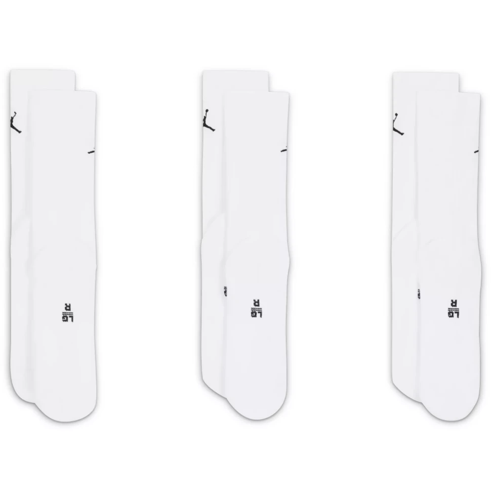 Носки Nike Jordan EVERYDAY CUSH POLY CREW 3PR - 144 DX9632-100