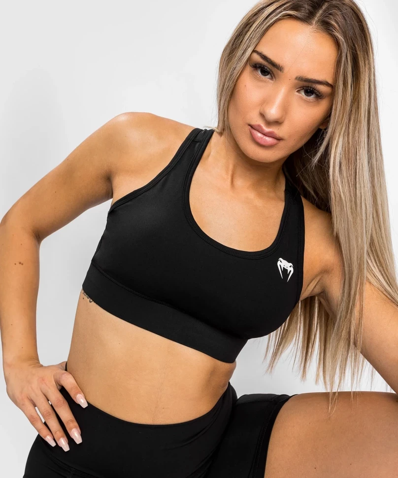 Бра Venum Essential Medium Impact Sport Bras Black ven04657-001 в Екатеринбурге  в Екатеринбурге 