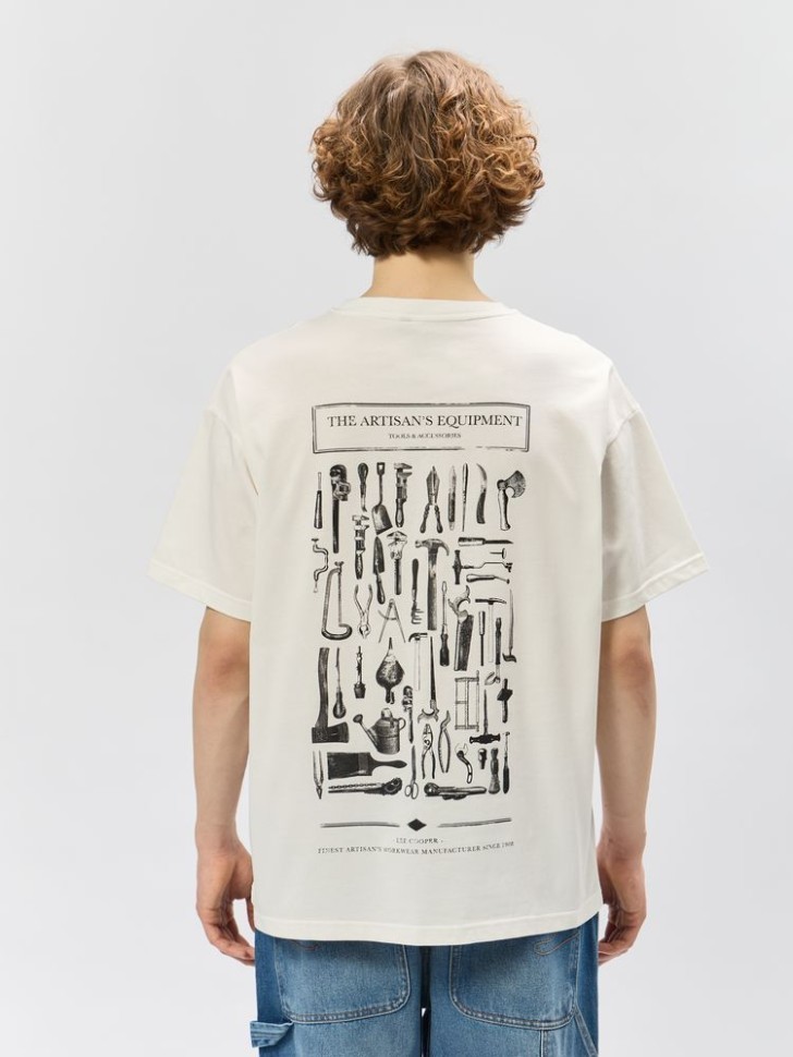 Футболка Lee Cooper LC-TEE-072MSS/MLK в Екатеринбурге  в Екатеринбурге 