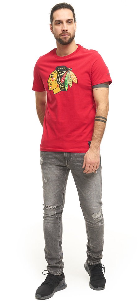 Футболка ATRIBUTIKA & CLUB Chicago Blackhawks, красн. 29120 в Екатеринбурге  в Екатеринбурге 