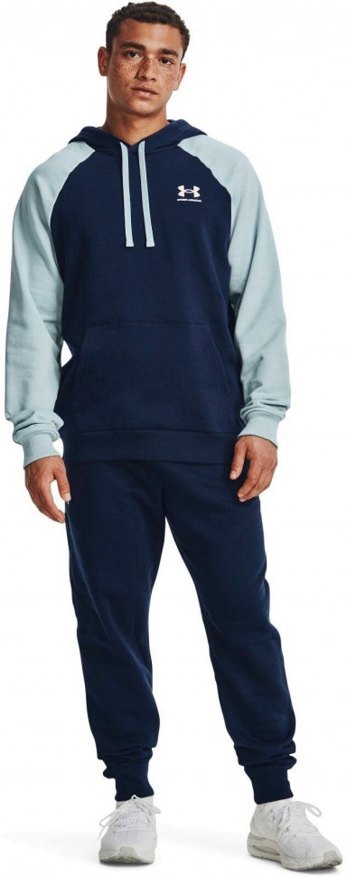 Толстовка Under Armour UA RIVAL FLC COLORBLOCK HD 1366357-409 в Екатеринбурге  в Екатеринбурге 