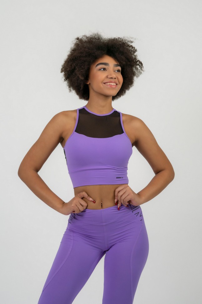Лосины Nebbia 443 fit  activewear high-waist leggings Lila в Екатеринбурге  в Екатеринбурге 