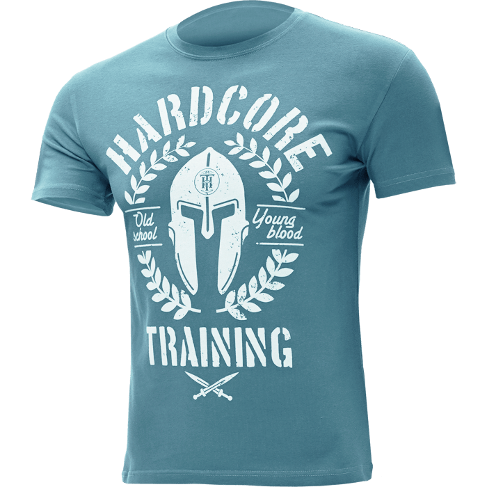 Футболка Hardcore Training Helmet Blue Turquoise hctshirt0483 в Екатеринбурге  в Екатеринбурге 