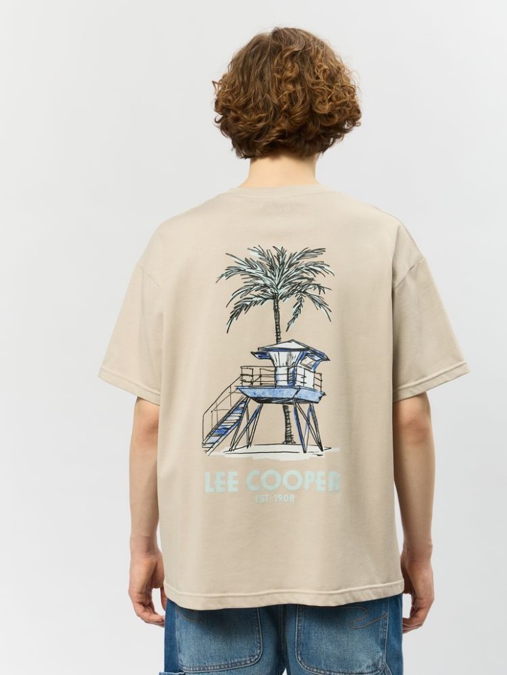 Футболка Lee Cooper LC-TEE-073MSS/BE в Екатеринбурге  в Екатеринбурге 