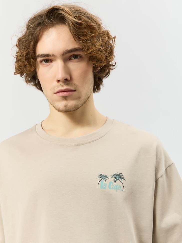 Футболка Lee Cooper LC-TEE-073MSS/BE в Екатеринбурге  в Екатеринбурге 