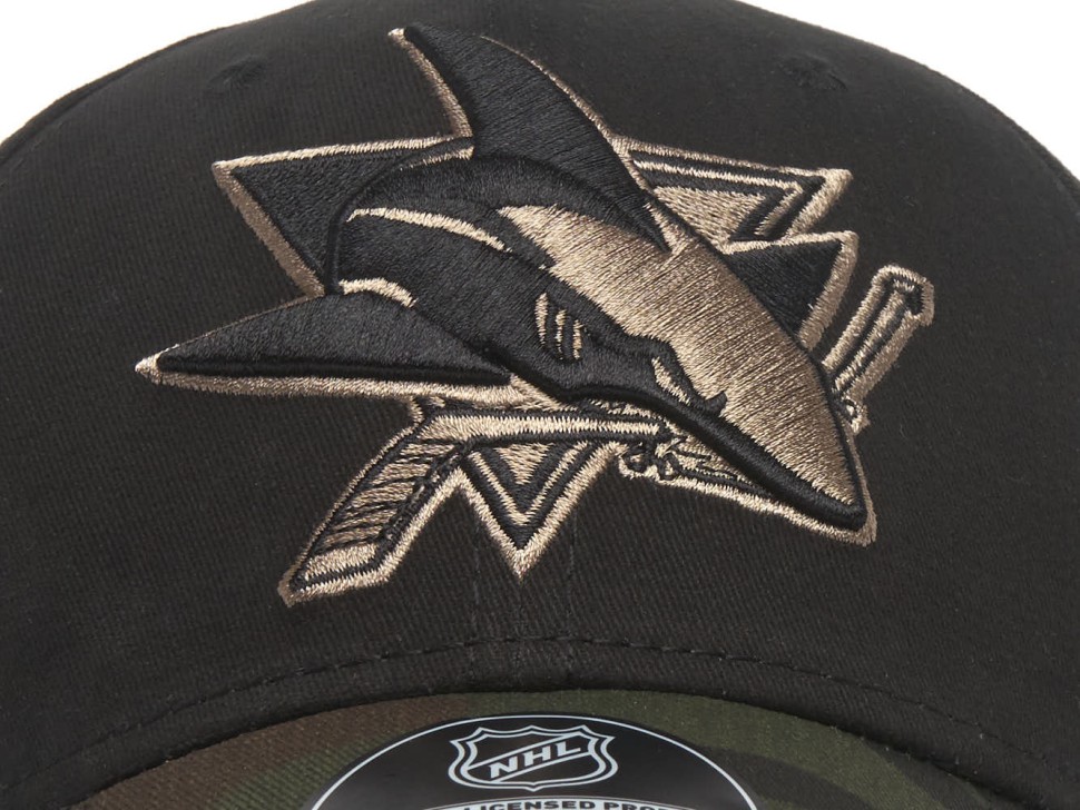 Бейсболка ATRIBUTIKA & CLUB San Jose Sharks, черн. 31668 в Екатеринбурге  в Екатеринбурге 