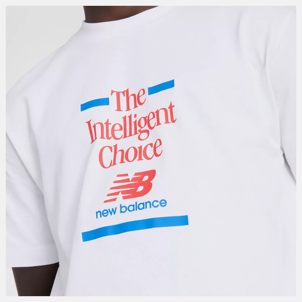 Футболка New Balance Athletics Relaxed Choice WHITE MT43552WT в Екатеринбурге в Екатеринбурге