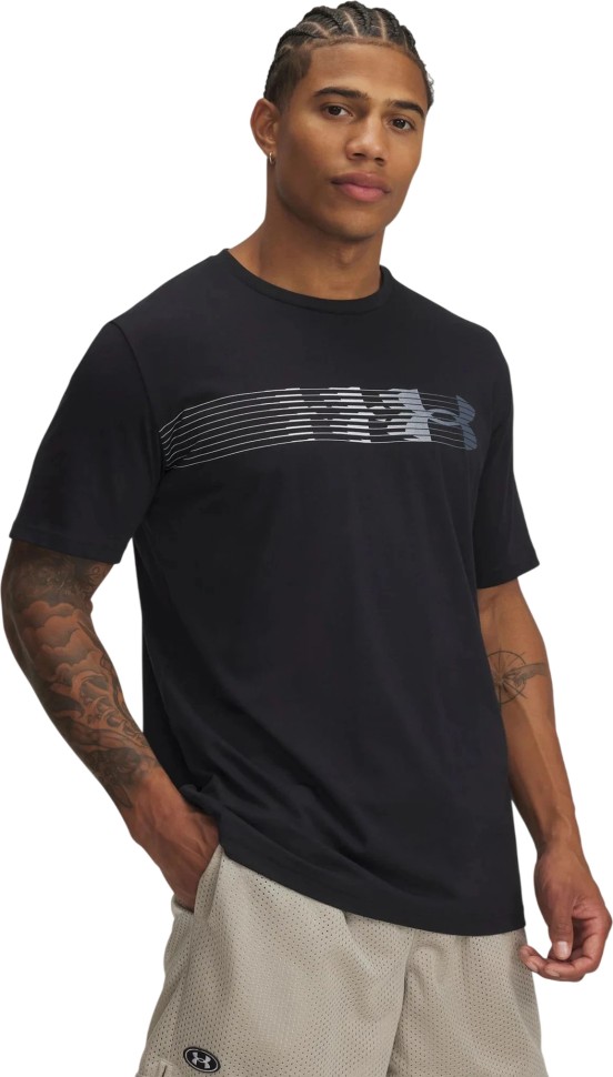 Футболка Under Armour UA M LC FLY IN LOGO SS 1390206-001 в Екатеринбурге в Екатеринбурге