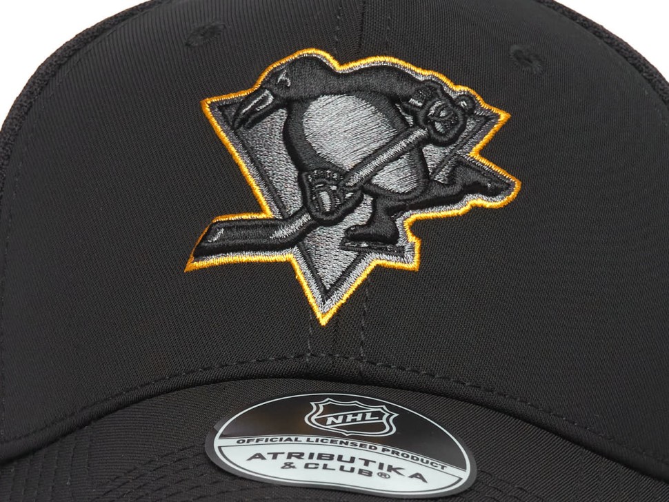 Бейсболка ATRIBUTIKA & CLUB Pittsburgh Penguins, черн. 31721 в Екатеринбурге  в Екатеринбурге 