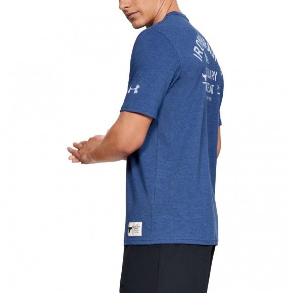 Футболка Under Armour PROJECT ROCK IRON PARADISE SS-BLU 1346098-480 в Екатеринбурге  в Екатеринбурге 
