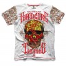 Футболка Hardcore Training Skull Folk White hctshirt0386 в Екатеринбурге в Екатеринбурге