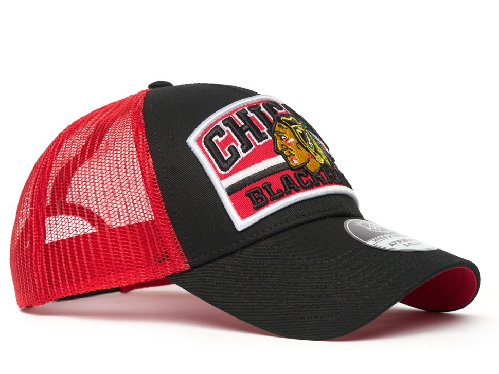 Бейсболка ATRIBUTIKA & CLUB Chicago Blackhawks, черн.-красн. 31728 в Екатеринбурге  в Екатеринбурге 