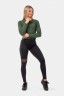 Лонгслив Nebbia Organic Cotton Ribbed Long Sleeve Top 415 Dark green