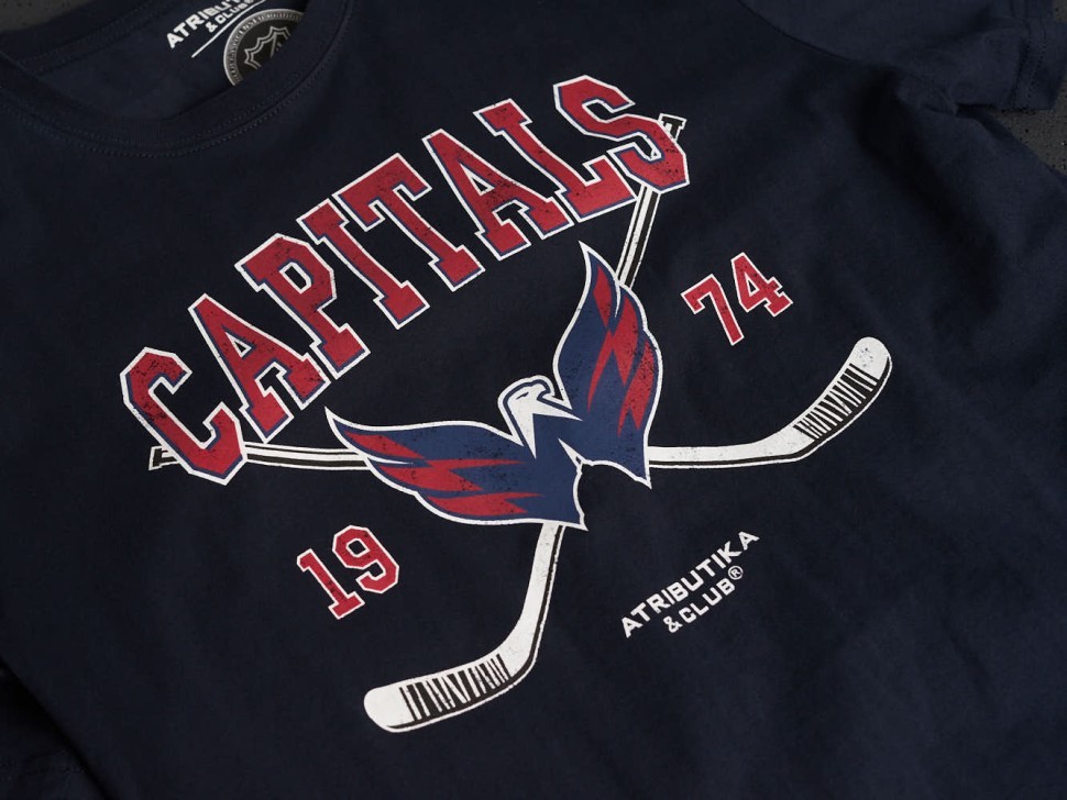 Футболка ATRIBUTIKA&CLUB Washington Capitals, син. 32070 в Екатеринбурге  в Екатеринбурге 