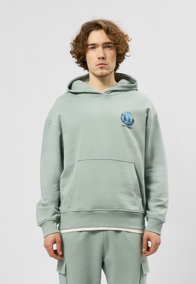 Толстовка Lee Cooper LC-HD-046MSS/GRN в Екатеринбурге  в Екатеринбурге 