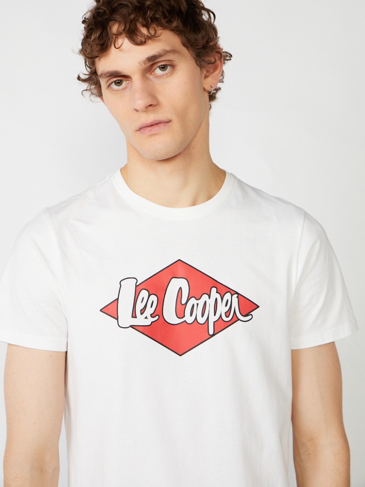 Футболки Lee Cooper MT2A122252BSLC1/WHT в Екатеринбурге  в Екатеринбурге 