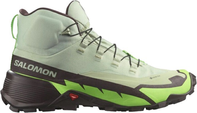 Кроссовки Salomon CROSS HIKE MID GTX 2 L47277700 Desert Sage/Green Gecko/Chocolate Plum Male в Екатеринбурге  в Екатеринбурге 