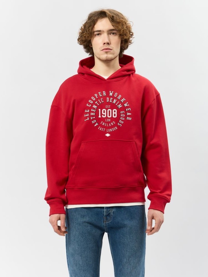 Толстовка Lee Cooper LC-HD-048MSS/RD в Екатеринбурге  в Екатеринбурге 