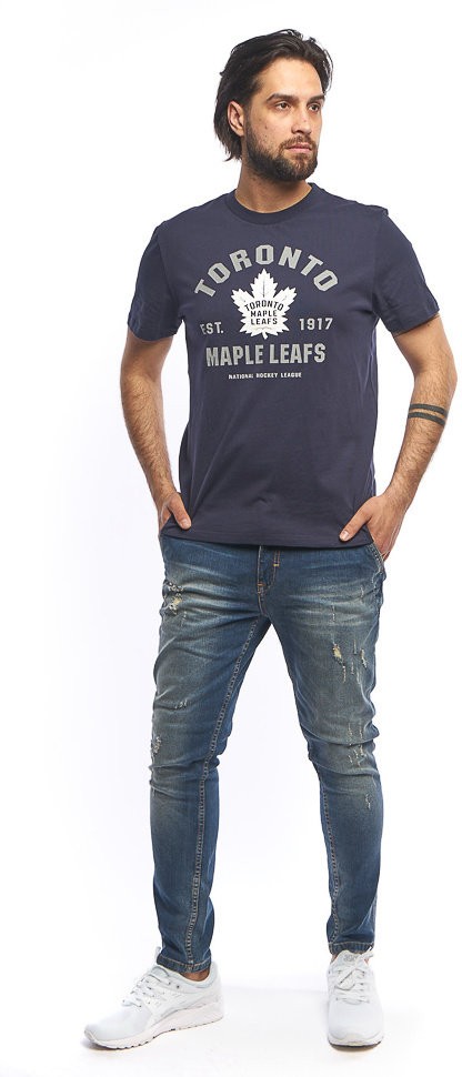 Футболка ATRIBUTIKA & CLUB Toronto Maple Leafs, син. 30710 в Екатеринбурге  в Екатеринбурге 