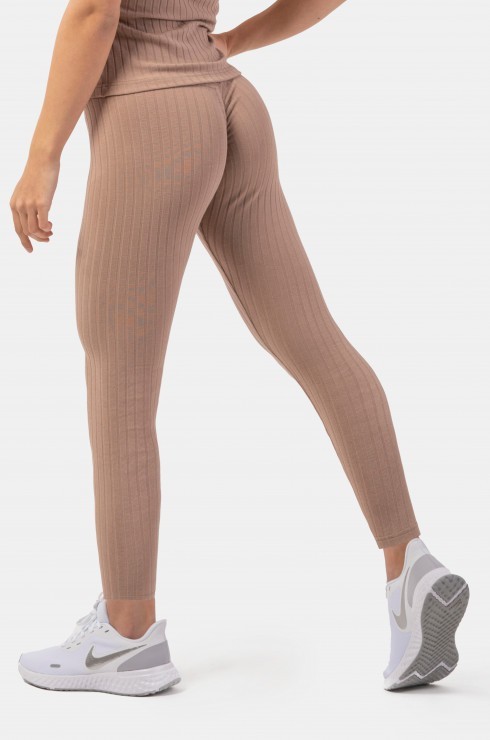 Лосины Nebbia Organic Cotton Ribbed High-Waist Leggings 405 Brown в Екатеринбурге  в Екатеринбурге 