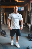 Футболка Nebbia Vertical Logo NEBBIA T-shirt 293 White в Екатеринбурге  в Екатеринбурге 