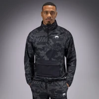 Толстовка Venum Trooper Men's Half-Zip Jacket - Black/Dark Charcoal Ven05355-577 в Екатеринбурге  в Екатеринбурге 