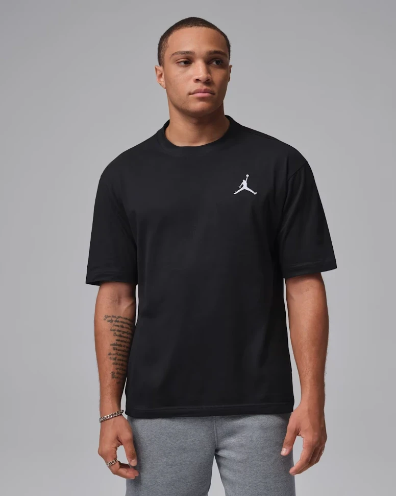 Футболка Nike M J JUMPMAN EMB SS CREW IF5566-010 в Екатеринбурге  в Екатеринбурге 